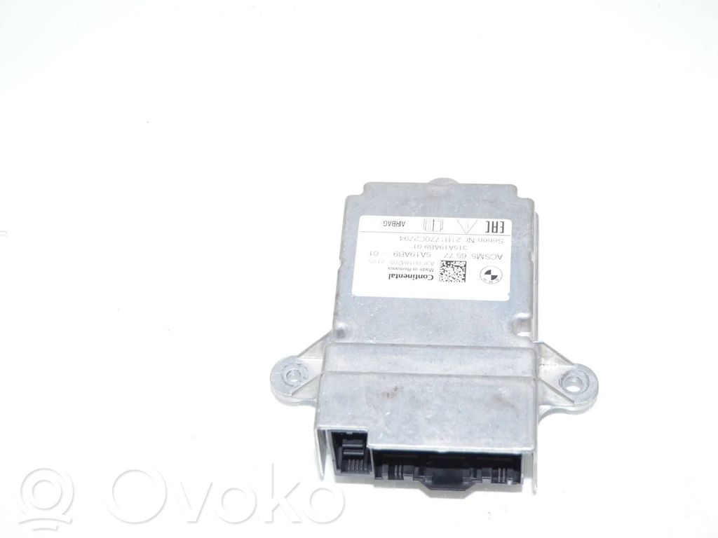Sterownik / Moduł Airbag   5A19AB9,65775A19AB9,65775A1FC48,5A1FC48,5A656B3,65775A656B3,65779476858,65779873894,9476858,9873894