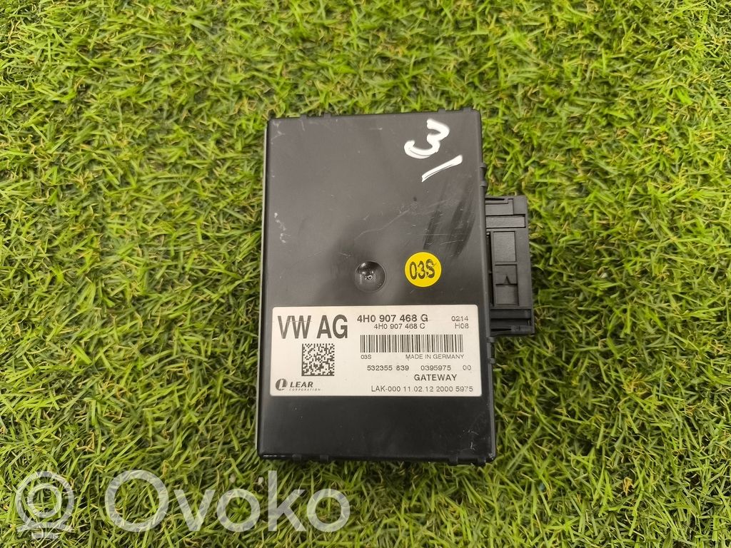 Audi A8 S8 D4 4H Gateway control module 