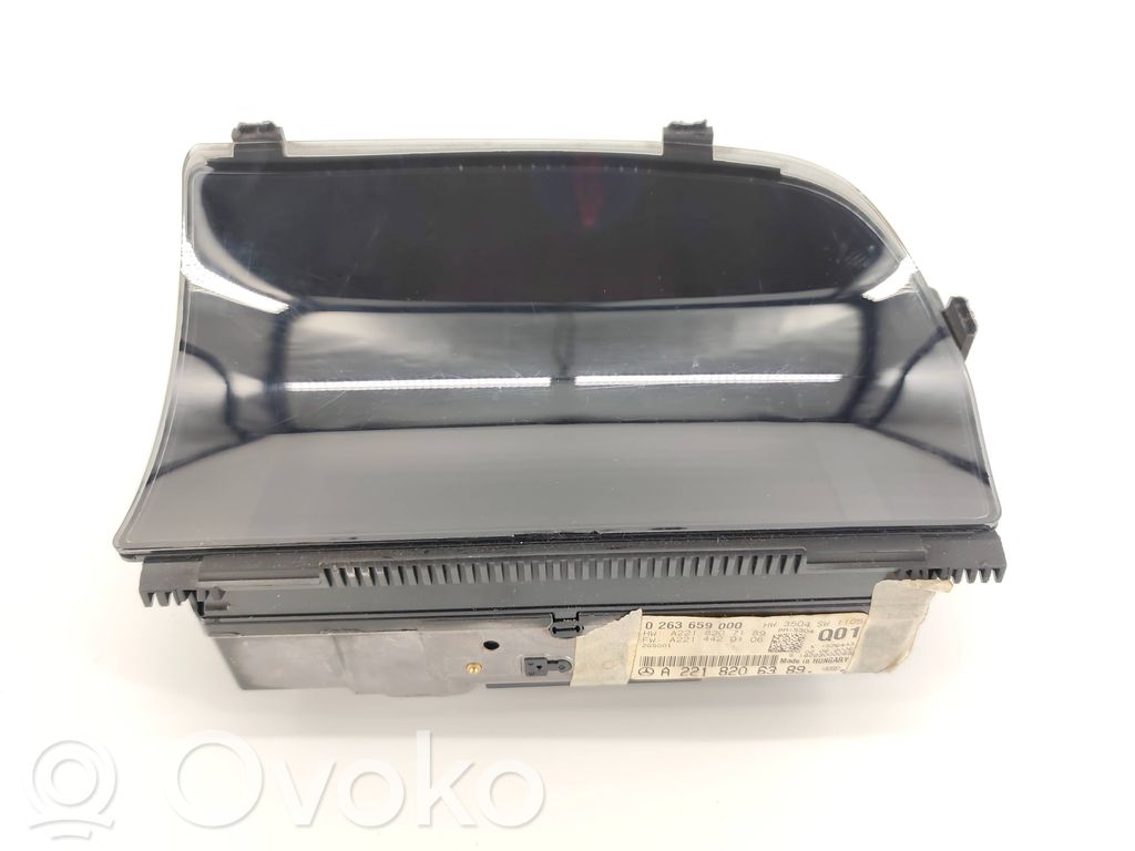 Mercedes-Benz S W221 Monitor / wyświetlacz / ekran 
