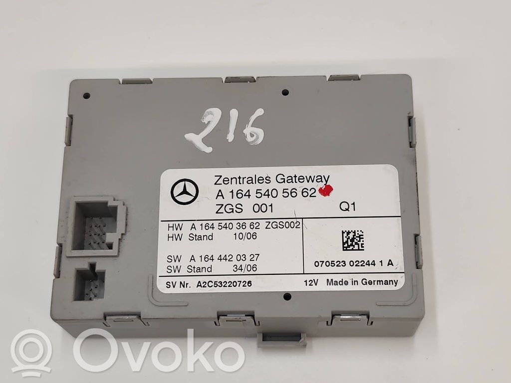 Mercedes-Benz R W251 Moduł sterowania Gateway 