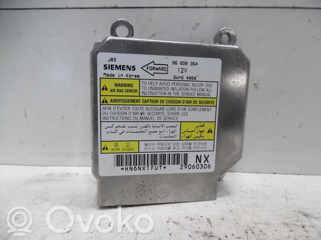 Airbag control unit/module   96830364,96830364