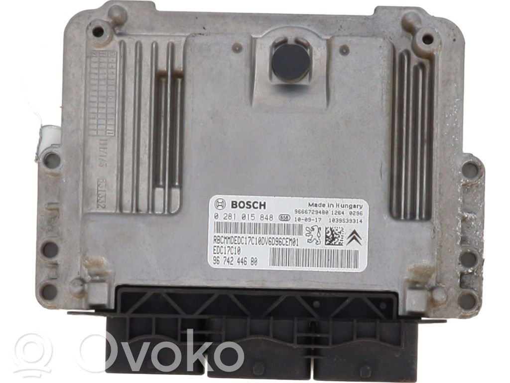 Citroen DS3 Engine control unit/module 