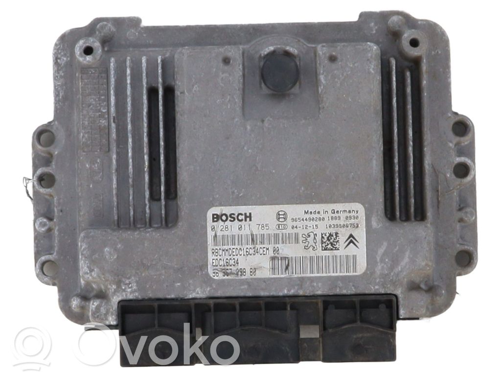 Citroen C3 Calculateur moteur ECU 