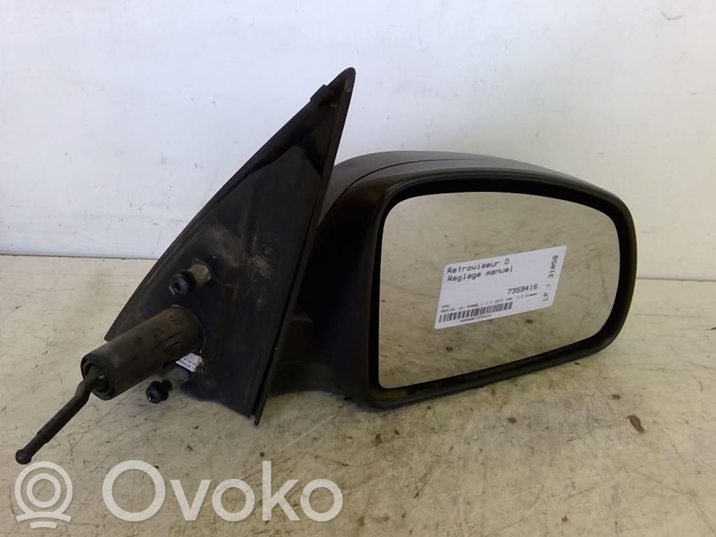 Opel Meriva A Espejo lateral manual 