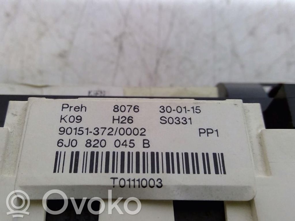Seat Ibiza IV (6J,6P) Panel klimatyzacji 