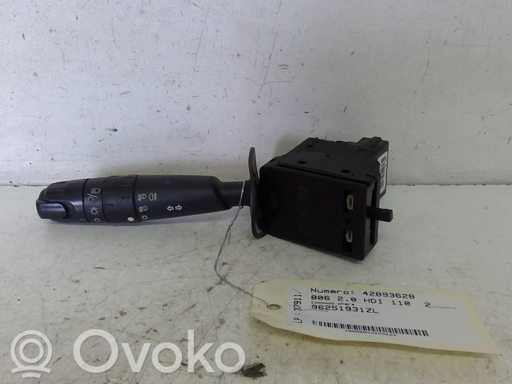Peugeot 806 Palanca de intermitentes 