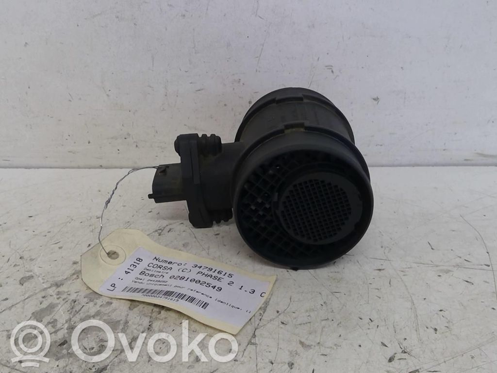 Opel Corsa C Ilmamassan virtausanturi 
