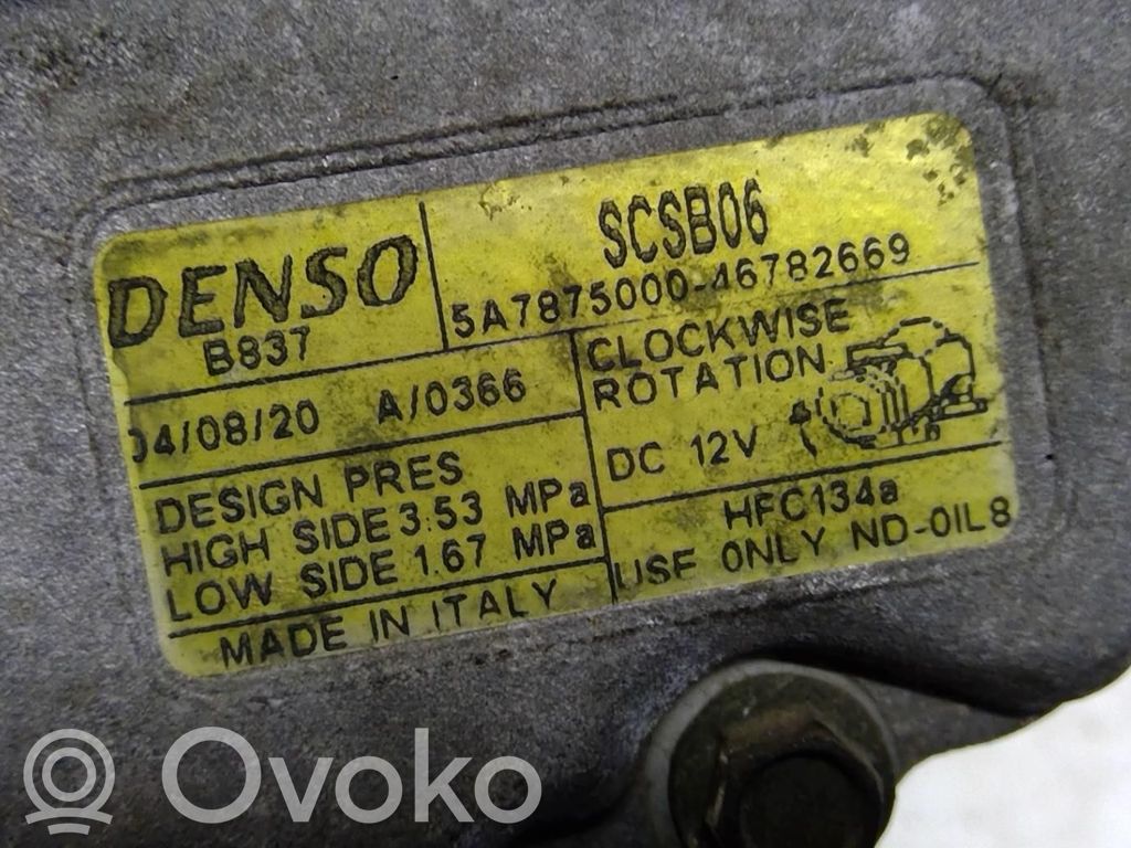 Fiat Panda II Air conditioning (A/C) compressor (pump) 