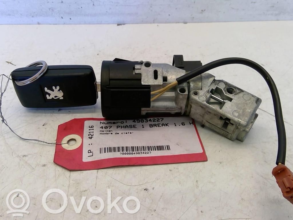 Peugeot 407 Ignition lock 