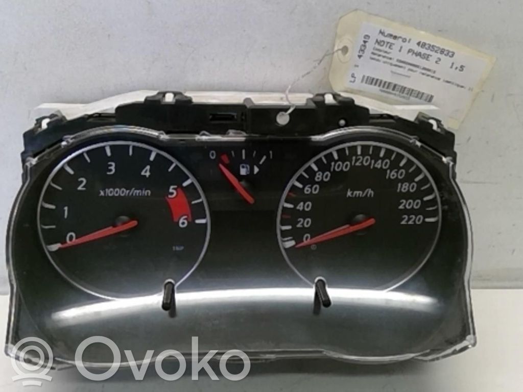 Speedometer (instrument cluster)   24810BH13C