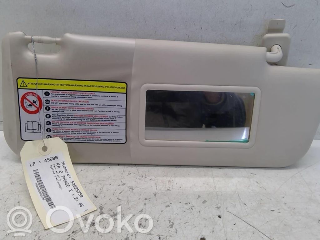 Ford Ka Sun visor 