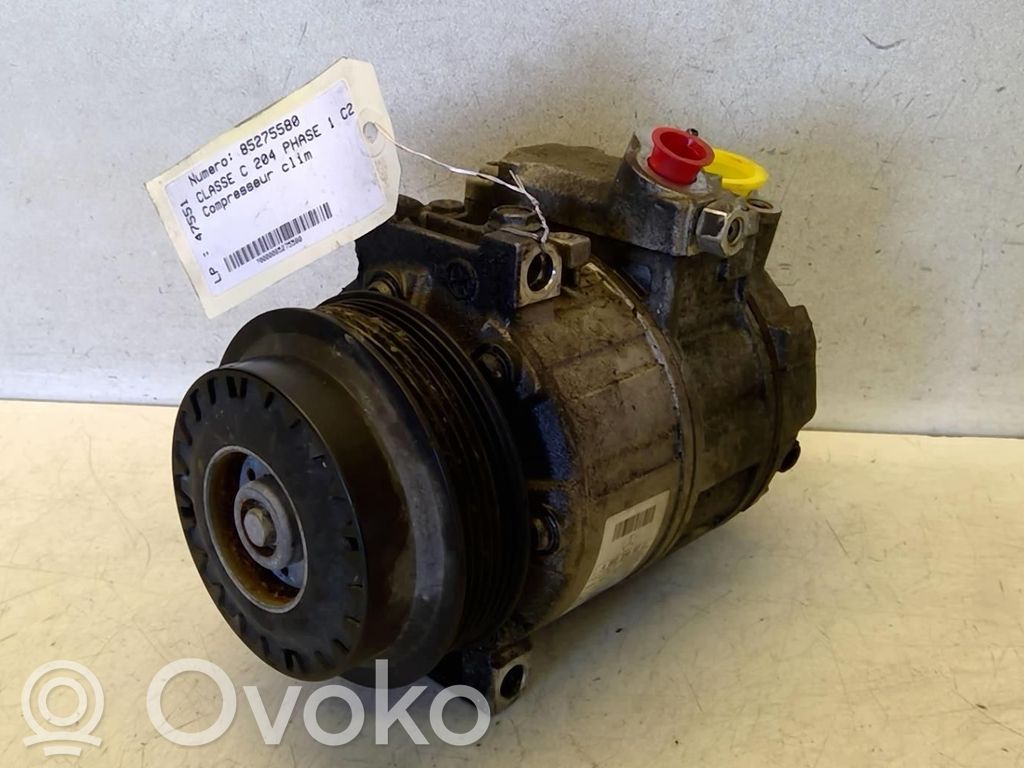Mercedes-Benz C W204 Kompresor / Sprężarka klimatyzacji A/C 