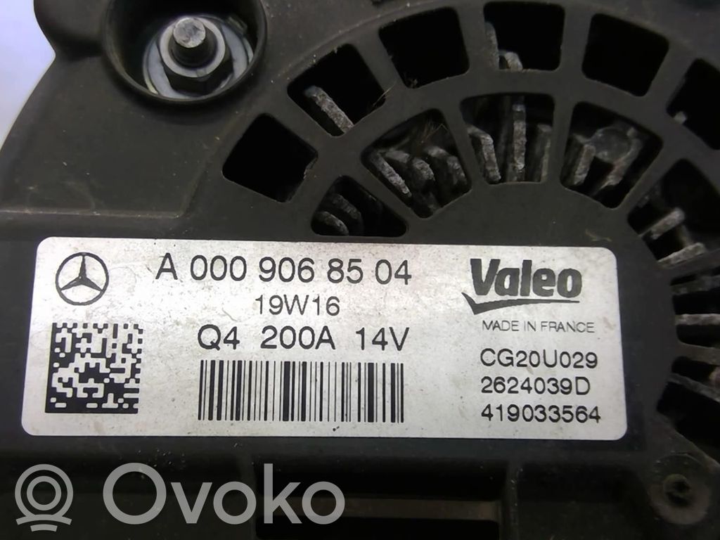 Mercedes-Benz Vito Viano W447 Alternator 
