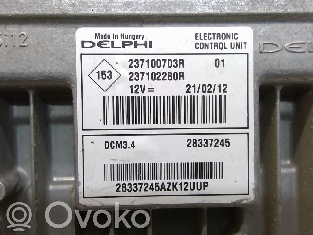 Engine control unit/module   237102280R