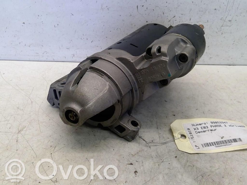 BMW X3 E83 Starter motor 