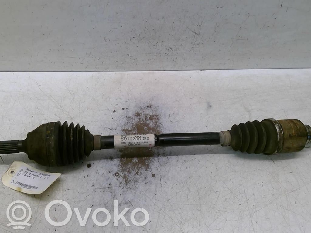 Eje de transmisión delantero   9801388580,3801T