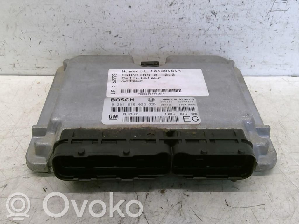 Engine control unit/module   93186860