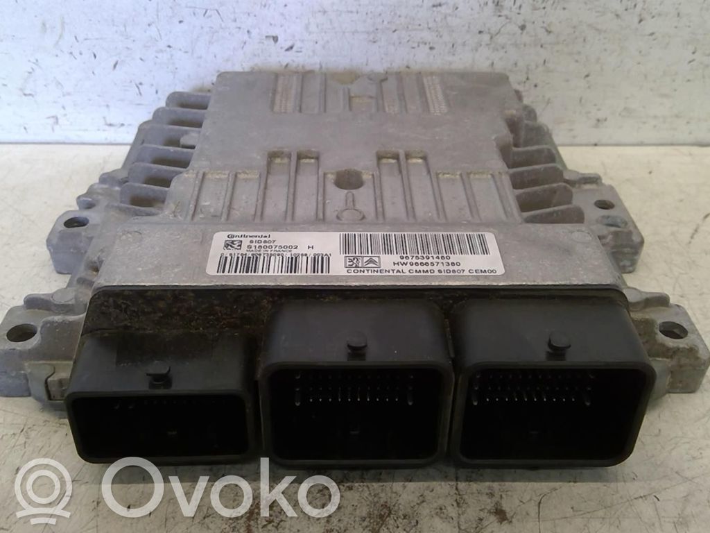 Peugeot 207 CC Engine control unit/module 
