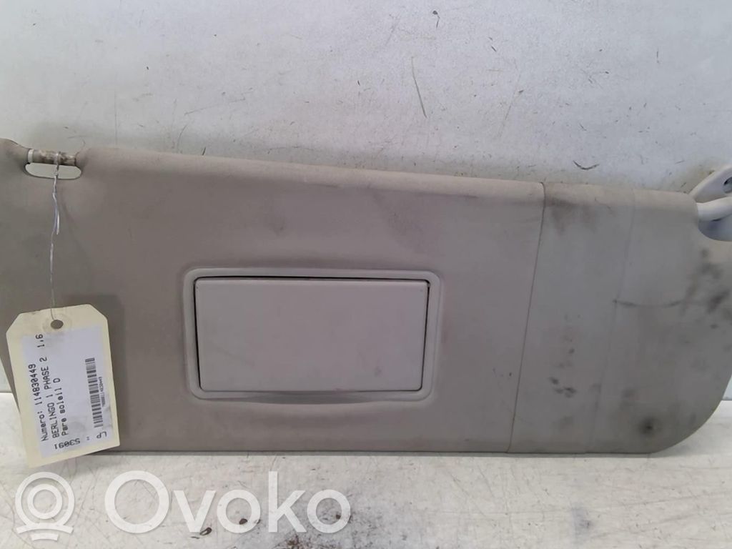 Citroen Berlingo Sun visor 