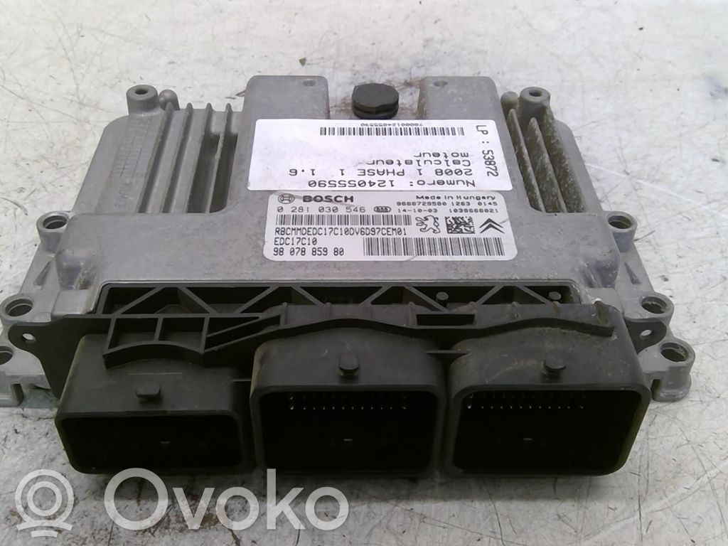 Peugeot 2008 I Engine control unit/module 