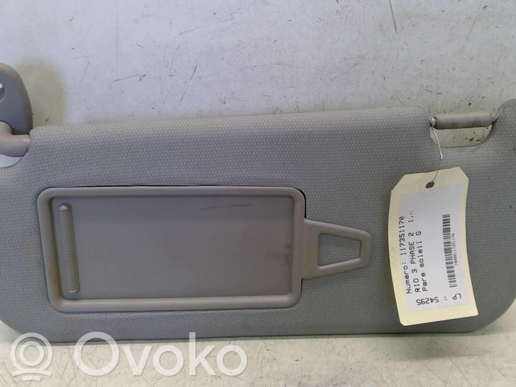 KIA Rio Sun visor 