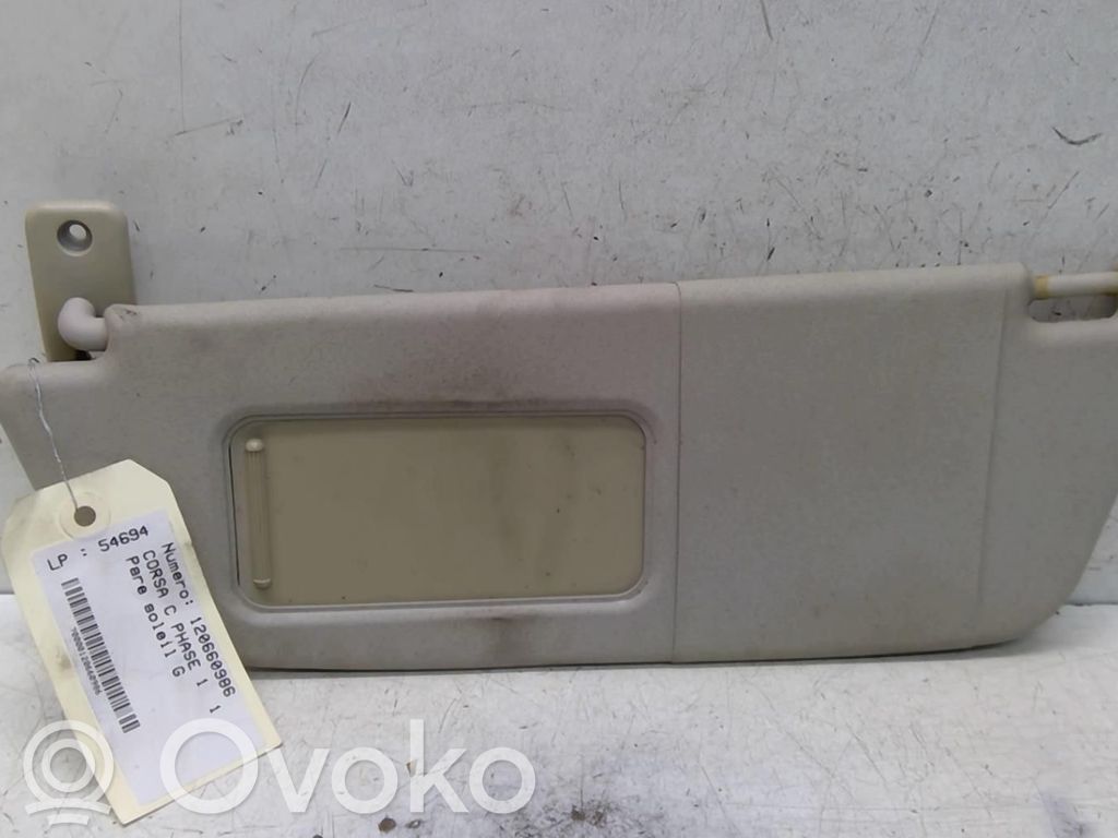 Opel Corsa C Sun visor 