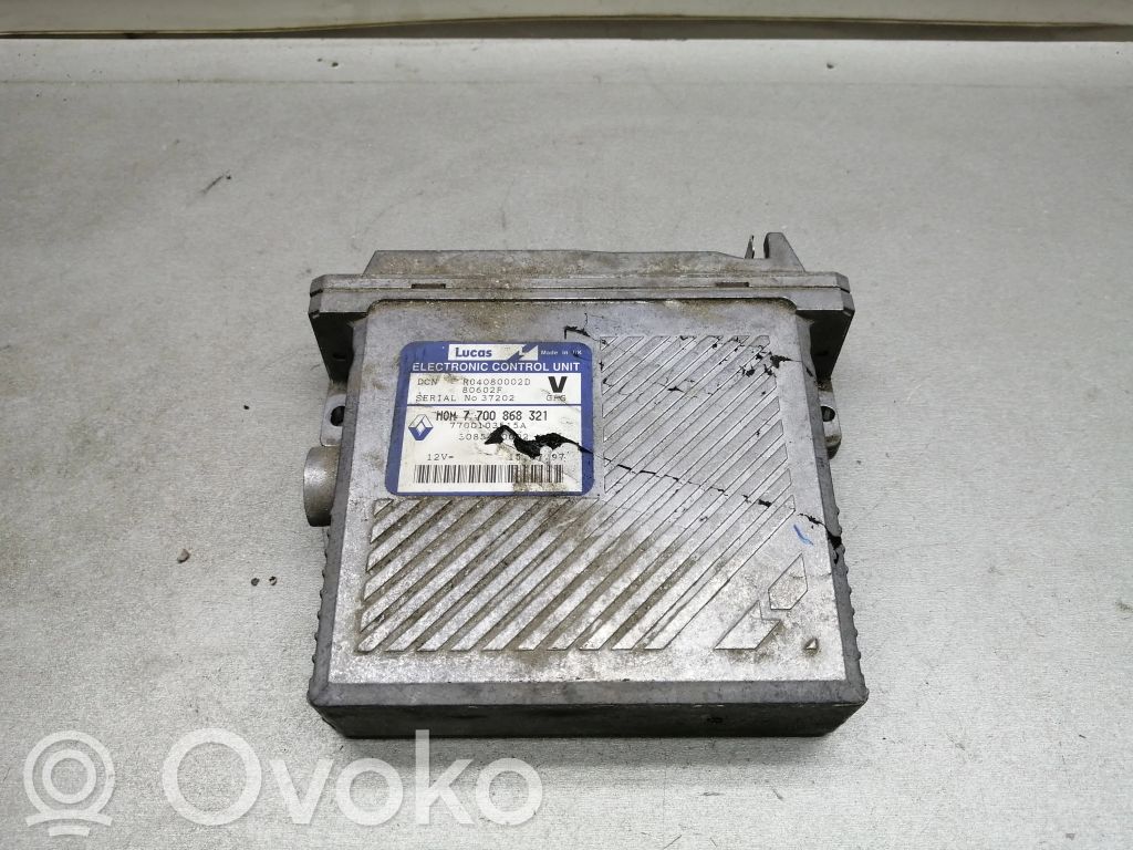 Engine control unit/module   7700868321,7700103515A