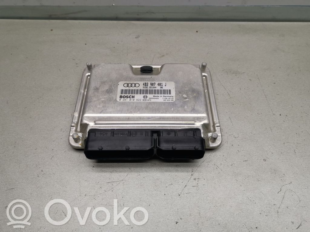 Engine control unit/module   4B2907401J,0281010822