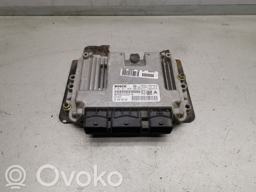 Peugeot 307 Engine control unit/module 
