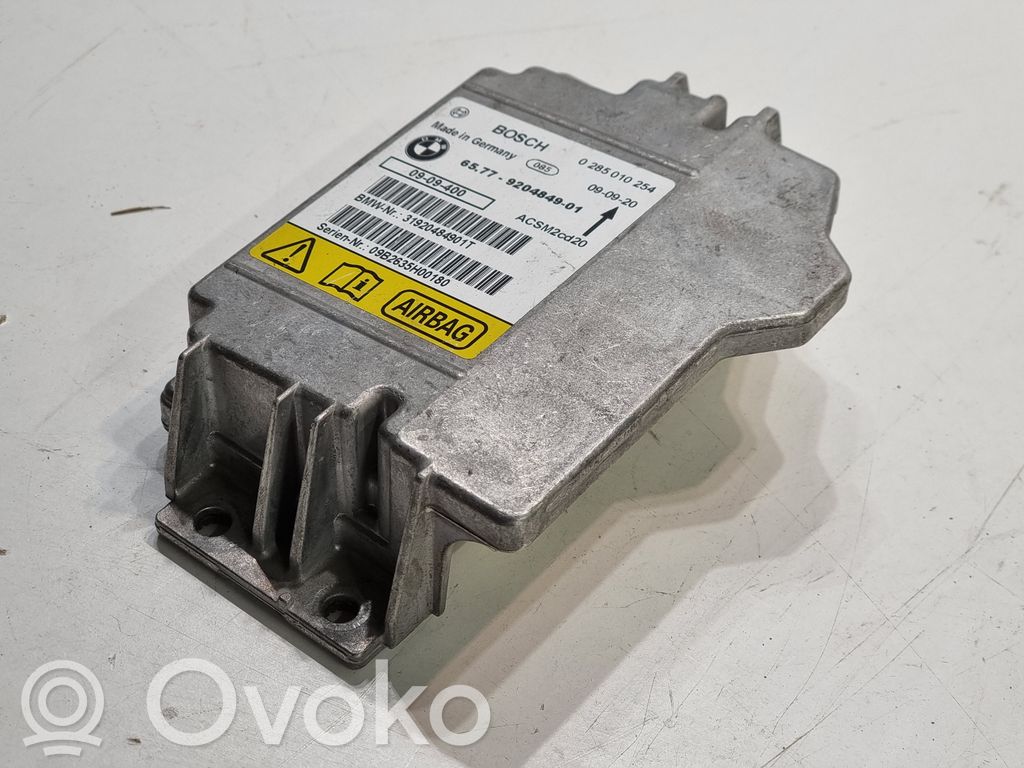 Airbag control unit/module   6577920484901,0285010254