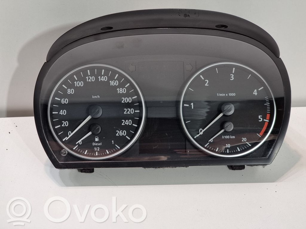 BMW 3 E90 E91 Speedometer (instrument cluster) 