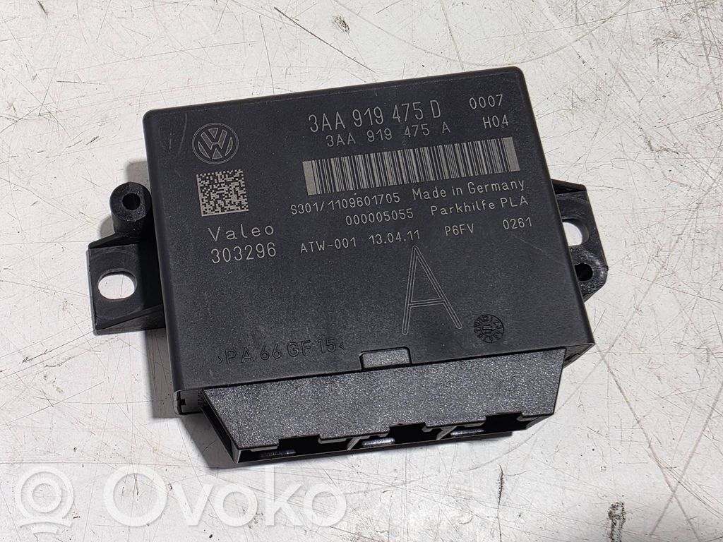 Volkswagen PASSAT B7 Sterownik / Moduł parkowania PDC 