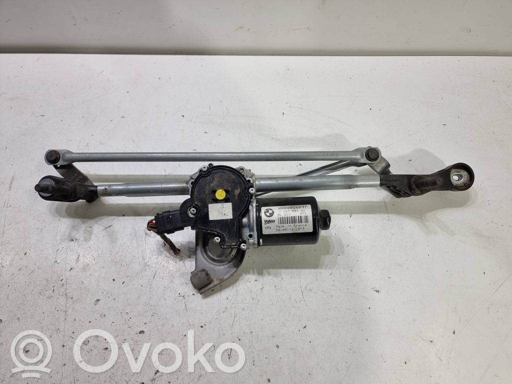 BMW 1 F20 F21 Mechanizm i silniczek wycieraczek szyby przedniej / czołowej 