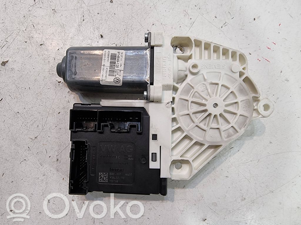 Volkswagen PASSAT CC Silnik regulatora szyby drzwi przednich 