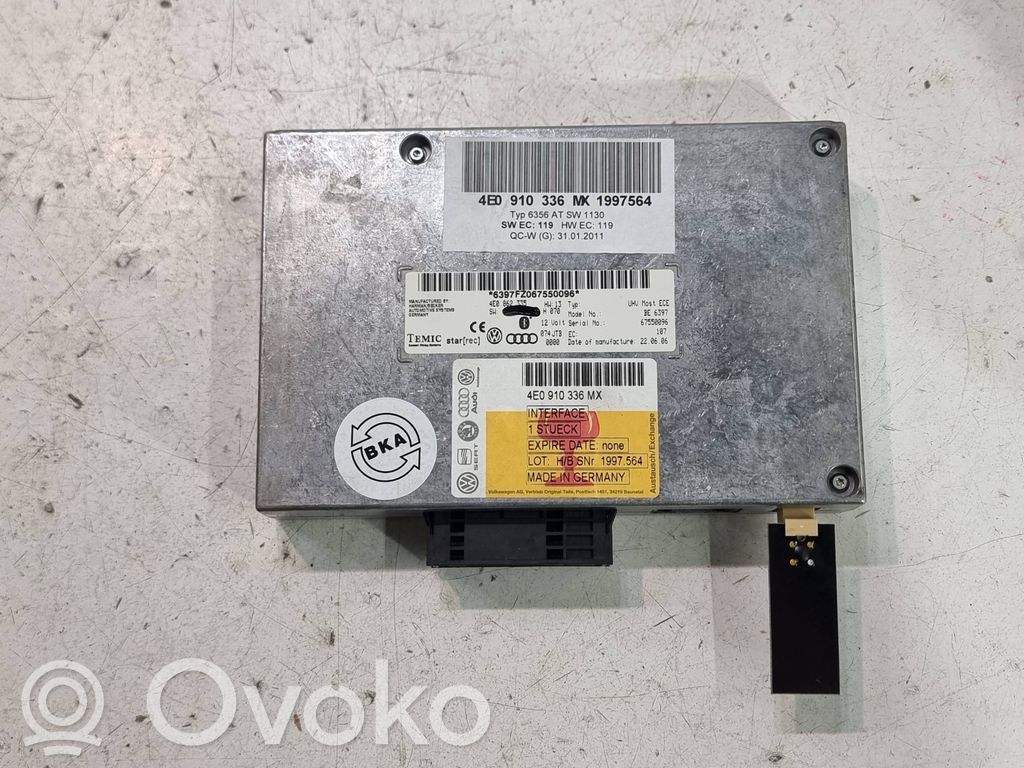 Unidad de control/módulo de bluetooth   4E0910336,4E0862335,1997564,4E0910336MX