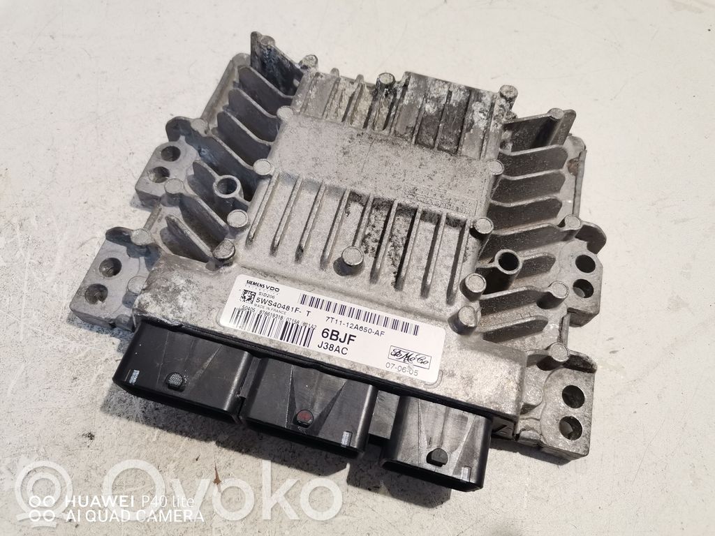 Engine control unit/module   5WS40481FT,7T1112A650AF,J38AC,6BJF