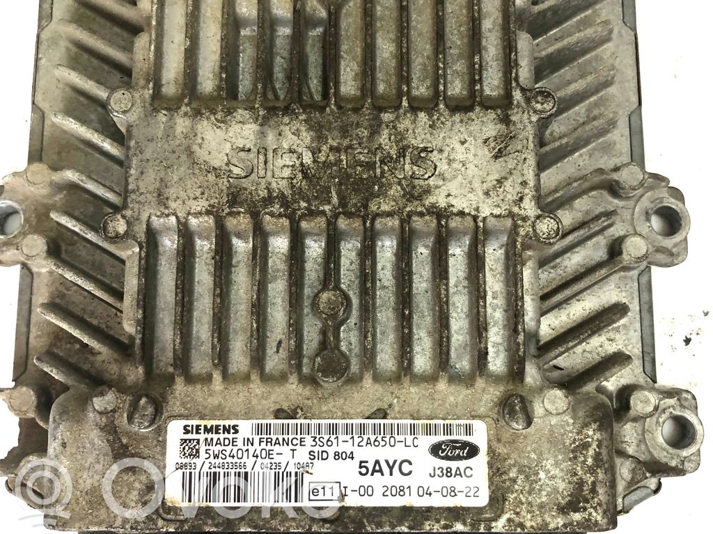 Engine control unit/module   3S6112A650LC,5WS40140E,5AYC
