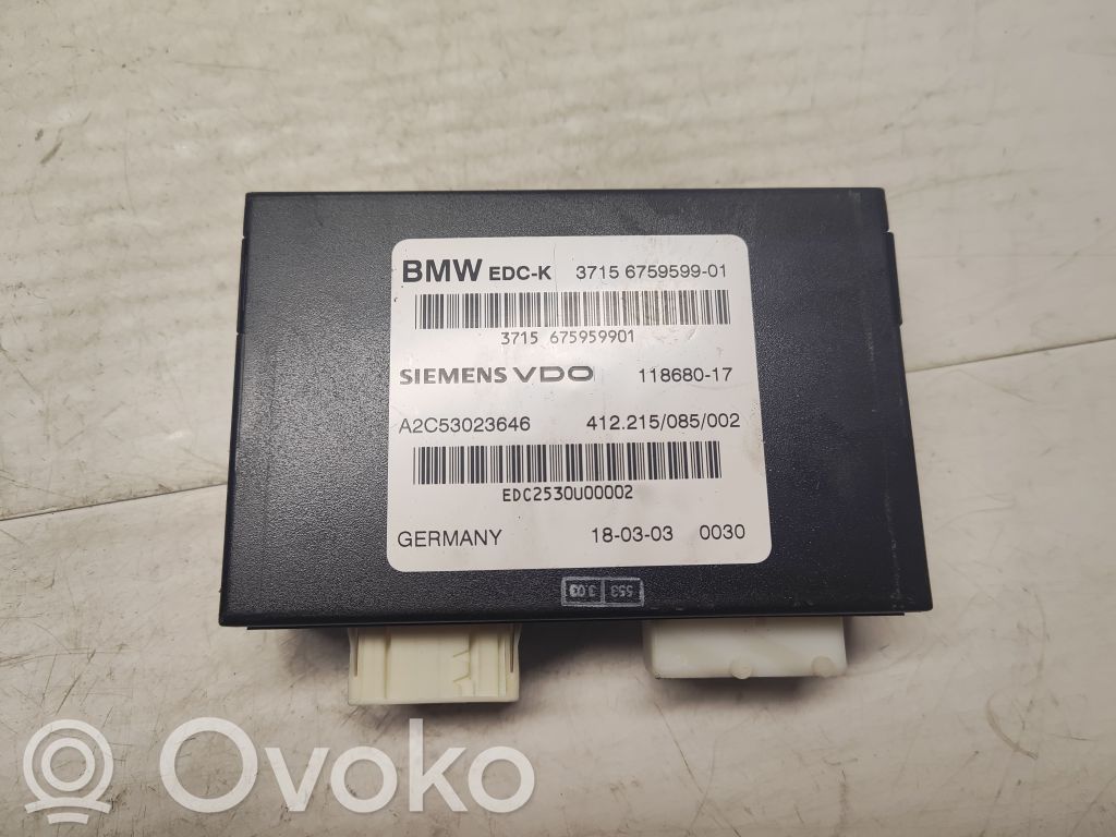 BMW 7 E65 E66 Module de commande suspension 