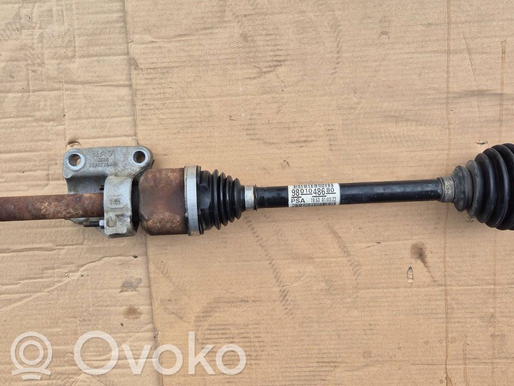 Eje de transmisión delantero   9801048680,1953010322