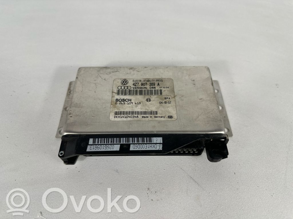 ESP (stability system) control unit   4Z7907389A,0265109613