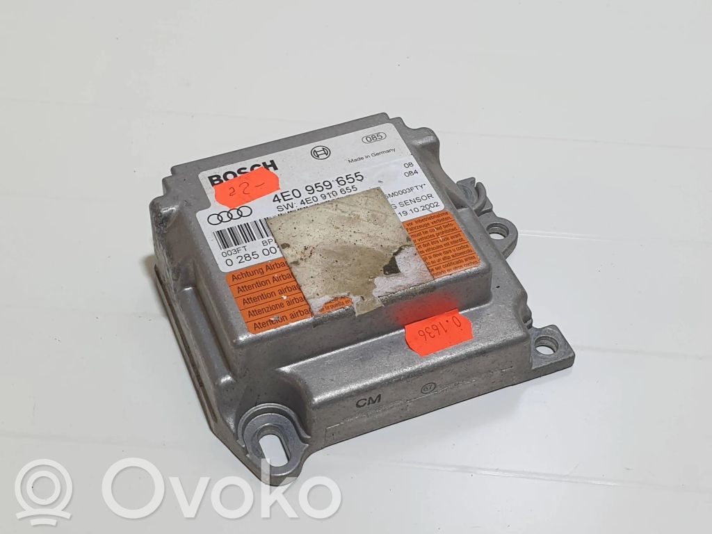 Module de contrôle airbag   4E0959655,4E0910655,028500