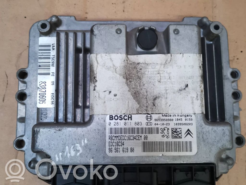 Peugeot 307 Engine control unit/module 