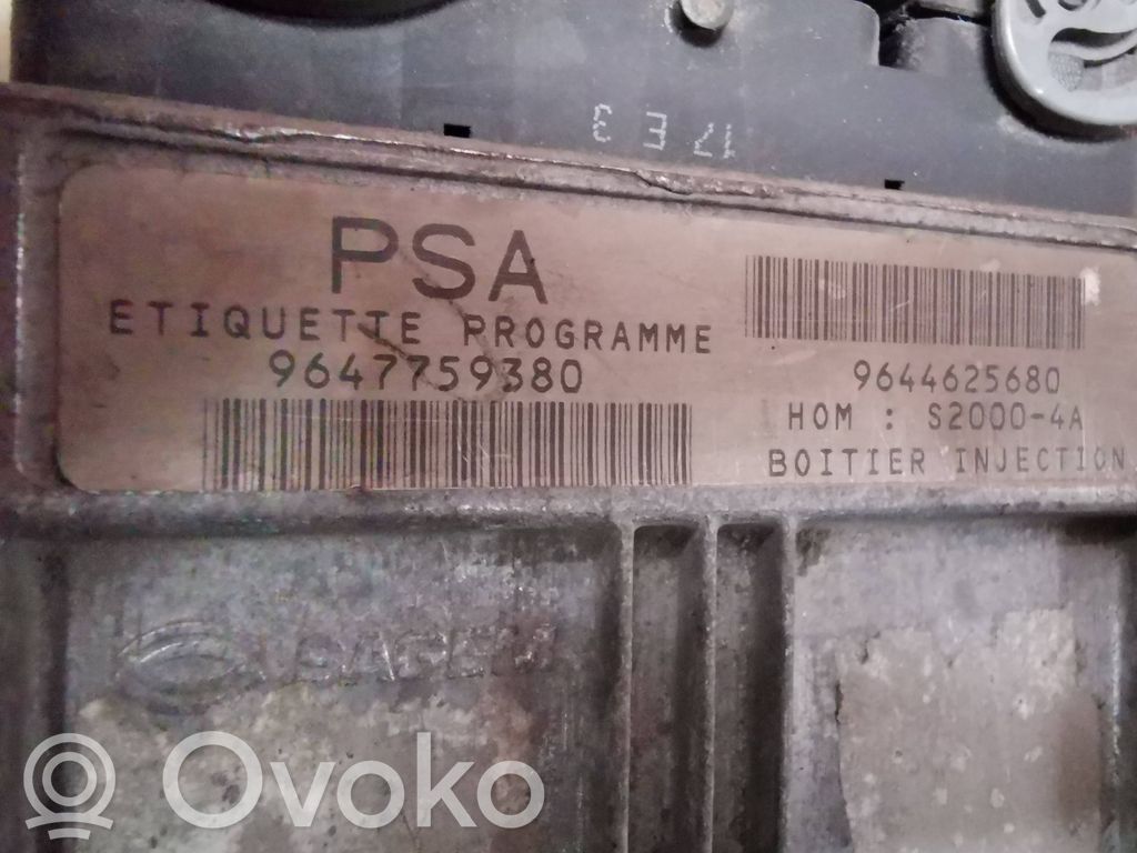 Peugeot 206 Engine control unit/module 