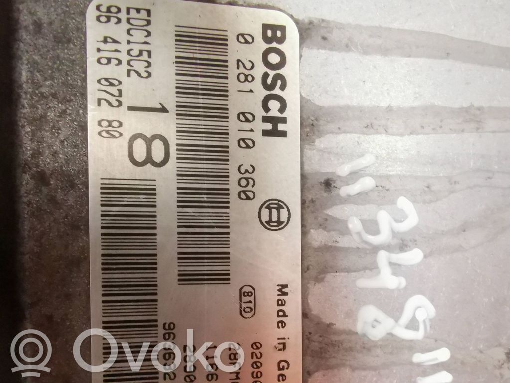 Peugeot 406 Engine control unit/module 