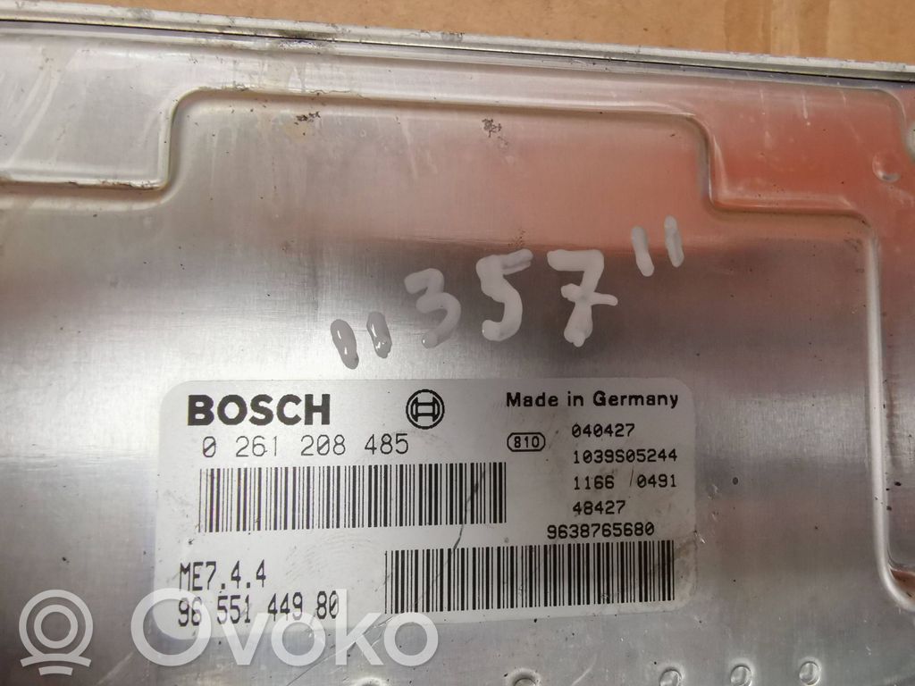 Peugeot 307 Engine control unit/module 
