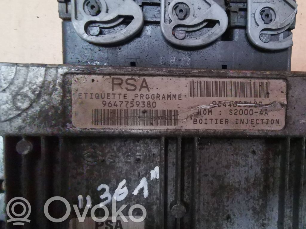 Engine control unit/module   9647759380,S20004A,0644023680