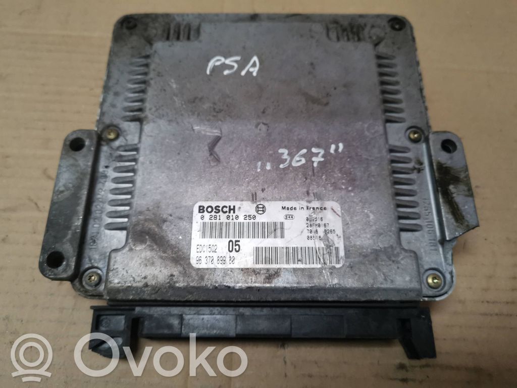 Peugeot 206 Engine control unit/module 