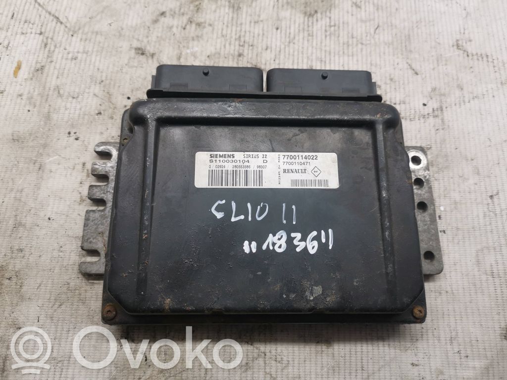 Renault Clio II Engine control unit/module 