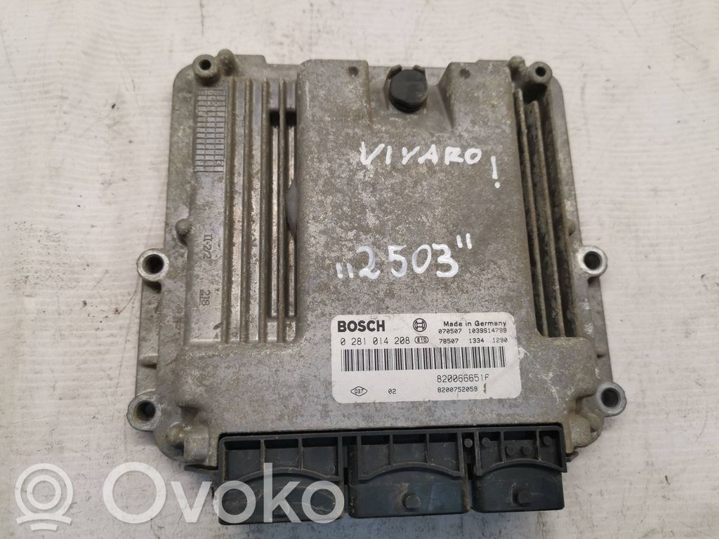 Renault Trafic II (X83) Engine control unit/module 