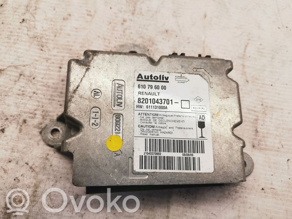 Renault Clio III Airbag control unit/module 